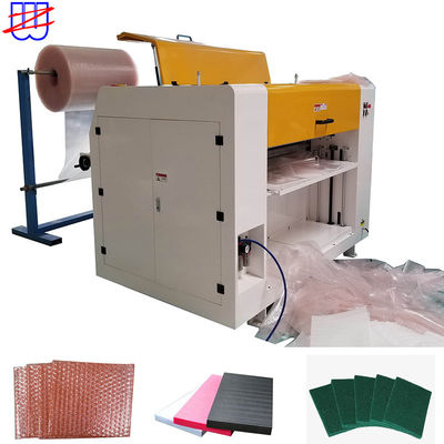 Cortador transversal de control PLC totalmente automático para cortar y cortar hojas de papel de espuma EPE EVA