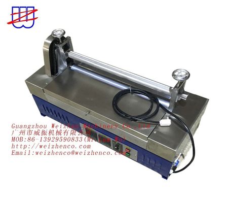 Máquina de revestimiento de rodillos de pegamento de espuma de embalaje WZ-S800L con accionamiento eléctrico
